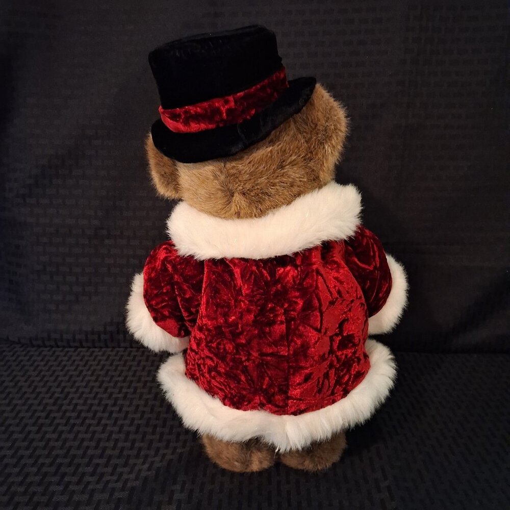 Dan Dee Teddy Bear with Top Hat Singing Lot Like Christmas See Video - Picture 7 of 13